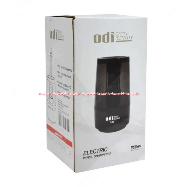 Odi Office Pensil Sharpener USB Alat Rautan Pensil Pakai Kabel USB