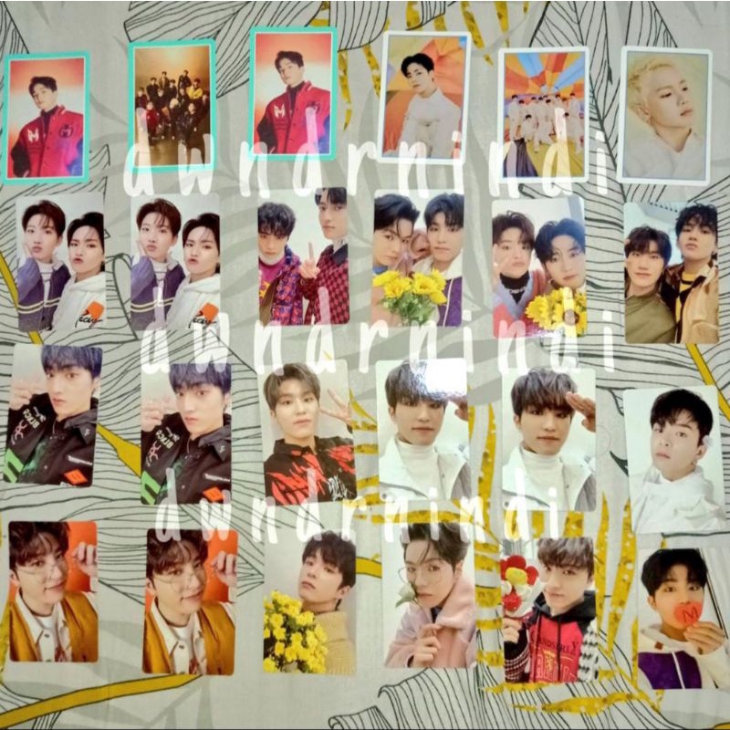 [READY STOCK] PHOTOCARD TREASURE THE SECOND STEP SELFIE, CONCEPT, UNIT, DIGIPACK GREEN VER BLUE VER 