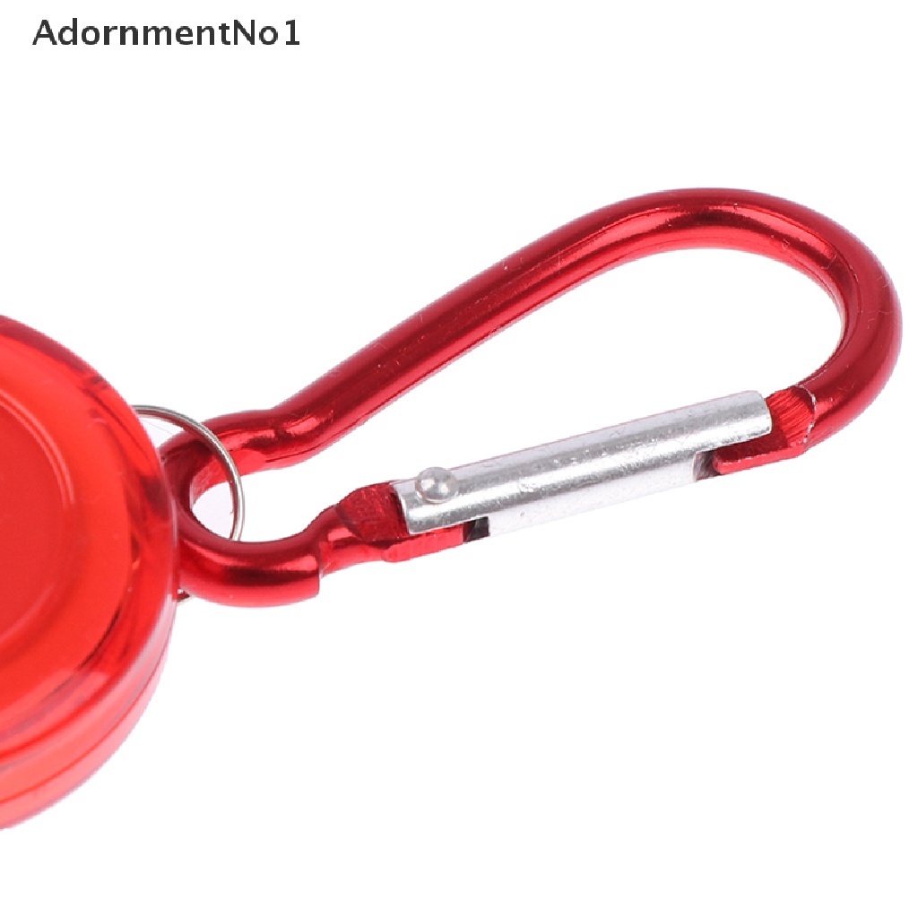 (AdornmentNo1) 1pc Gantungan Kunci Carabiner Retractable Untuk Ski Pass Owner