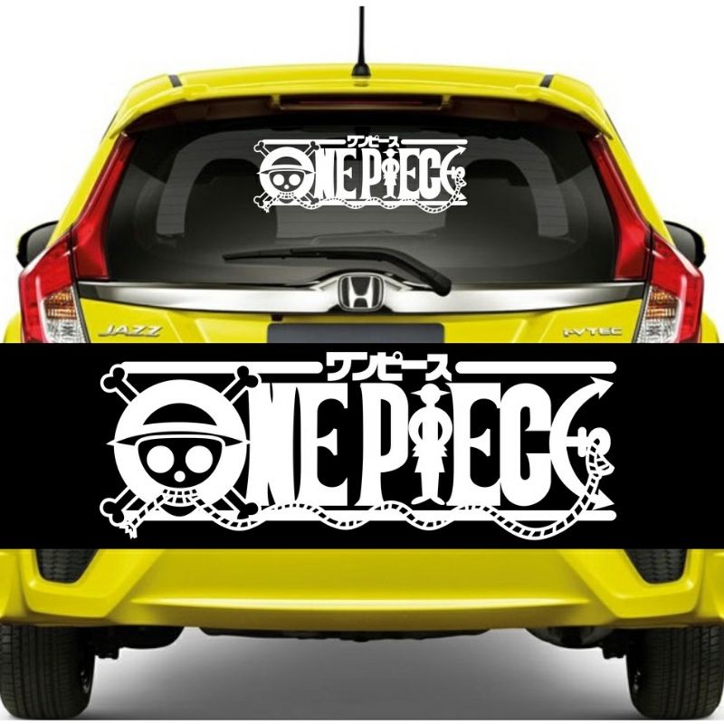 Sticker Stiker One Piece Stiker Mobil One Piece Stiker Kaca Mobil