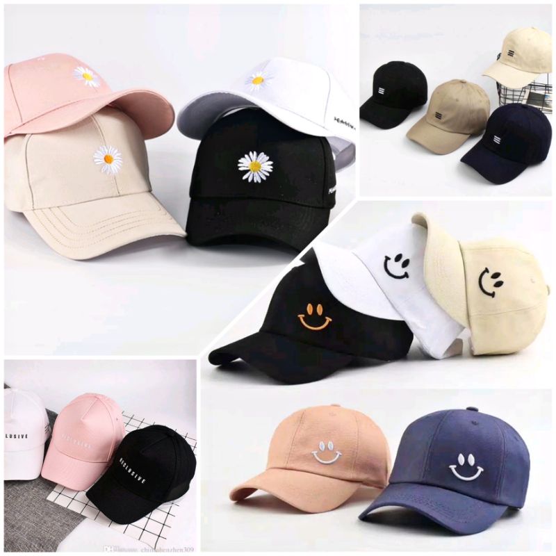 Topi Baseball Pria Wanita Dewasa Bordir