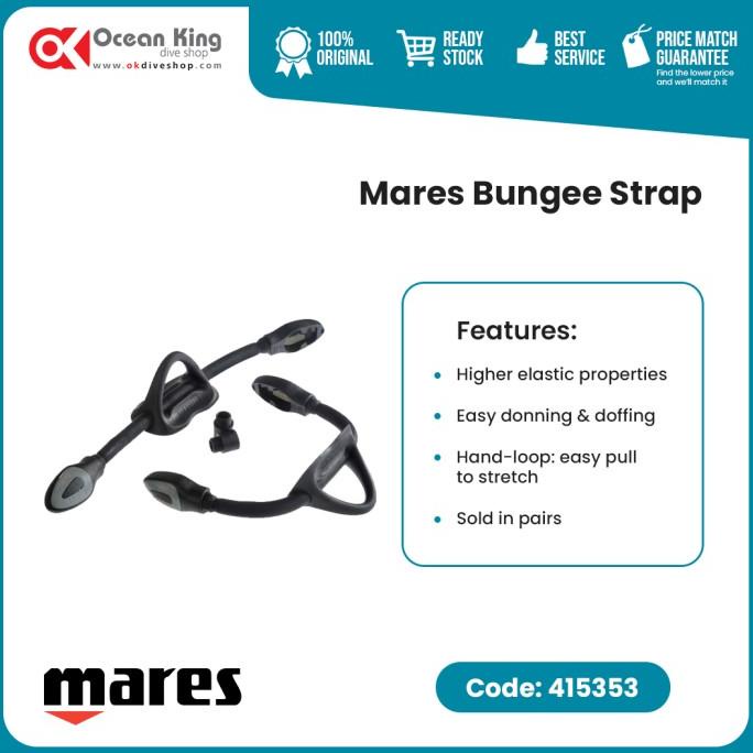 FIN STRAP MARES BUNGEE (PAIR)