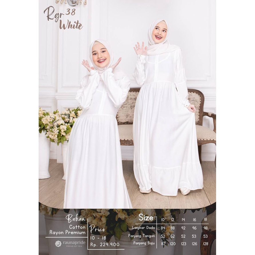 Rauna Gamis Remaja / RGR - 38 / Fashion Muslim