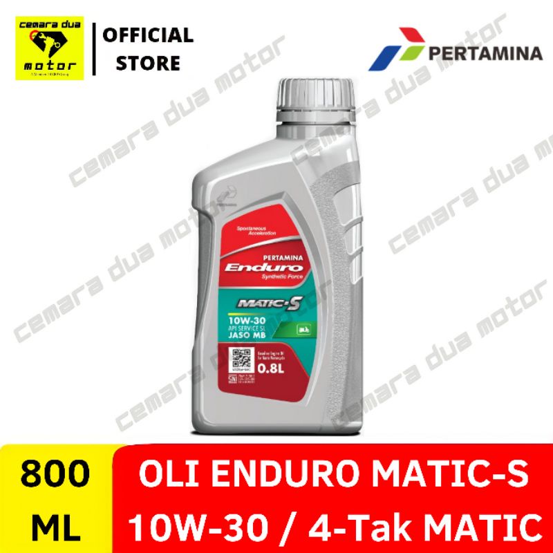 OLI ENDURO MATIC-S 10W-30 800ML OLI HONDA OLI ENDURO MATIC OLI MATIC OLI PERTAMINA OLI MOTOR OLI MES
