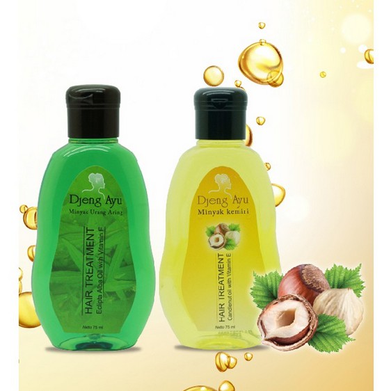Minyak Kemiri Asli Djeng Ayu Perawatan Rambut 75 ml - URANG ARING / ZAITUN - RD610