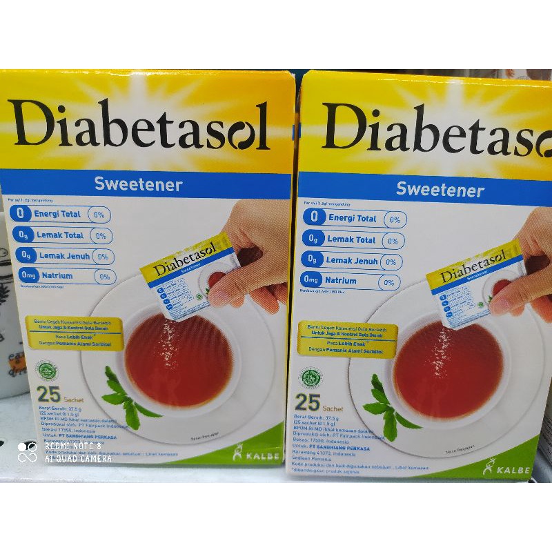 

Diabetasol Sweetener isi 25 Sashet