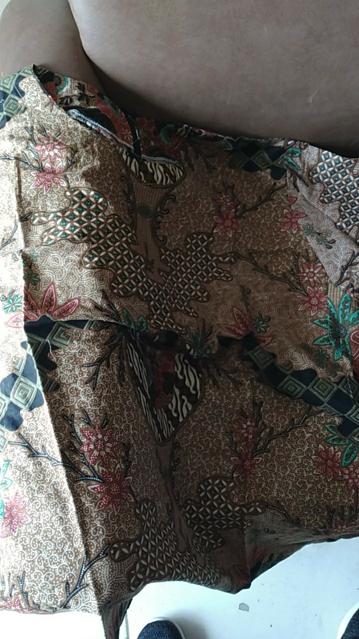 Batik Dolby Dolbi Dobby Doby Tenun Sutra Tulis Katun Atbm Baron Atasan Batik Wanita Sogan Srg308