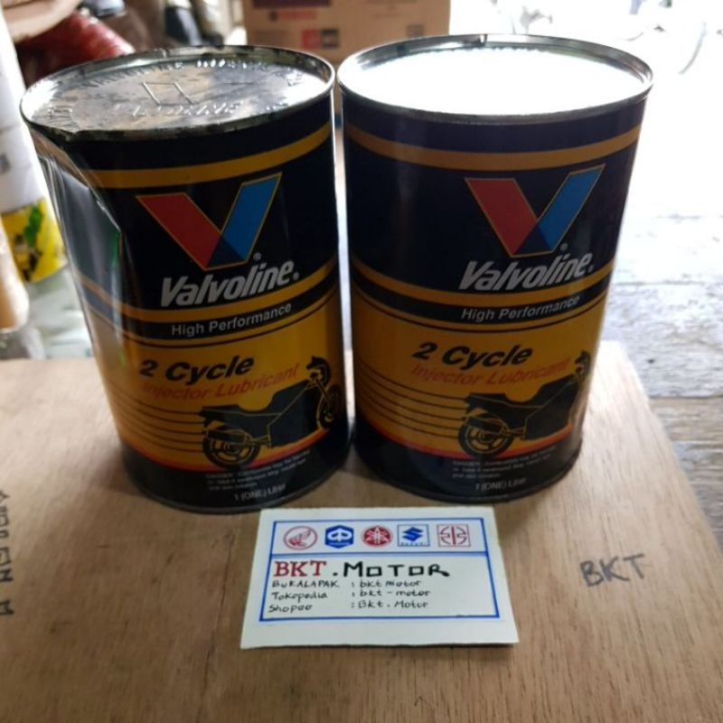 Oli samping olsam jadul lawas Valvoline 2T