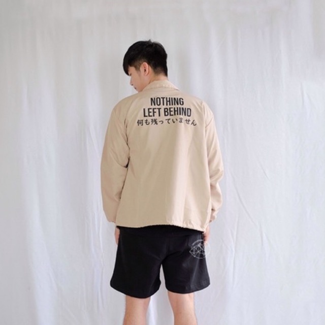 Thesilversky Cream Nothing Left Behind Coach Japan Jacket