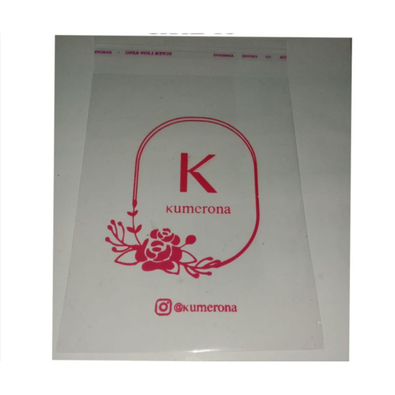 

sablon plastik opp seal 30mic ukuran12x16