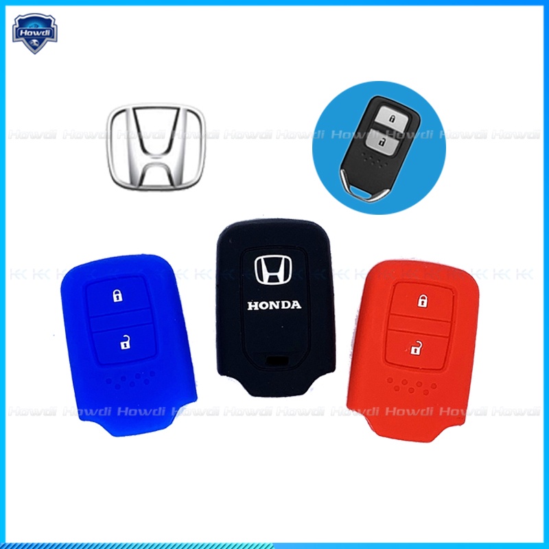 Cover Kunci Bahan Silikon Untuk Honda HRV Jazz CRV BRV Keyless Remote