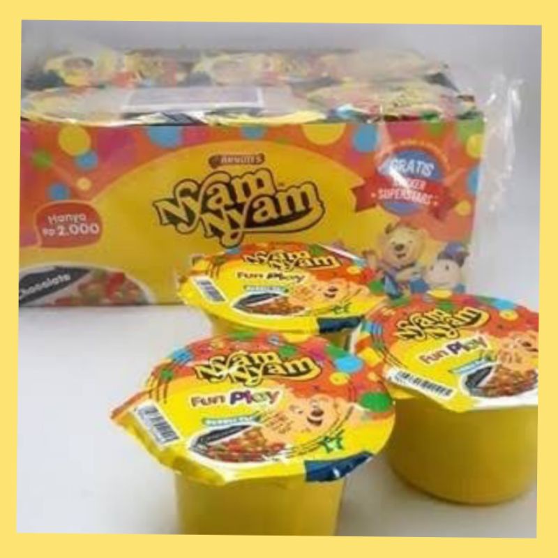 

Nyam Nyam Fun Play Pak isi 12 Pcs @11 gr