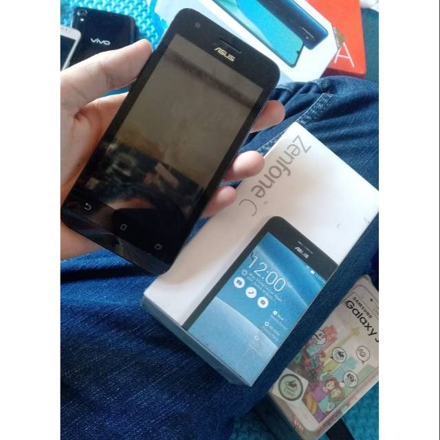 HANDPHONE HP ASUS ZENFONE C FULLSET NO HF SECOND SEKEN BEKAS MURAH