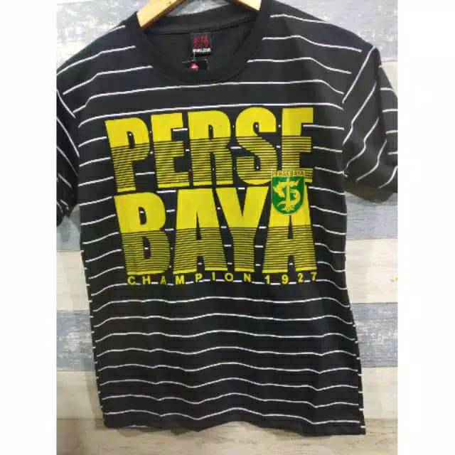 KAOS TSHIRT PERSEBAYA BONEK GARIS GARIS