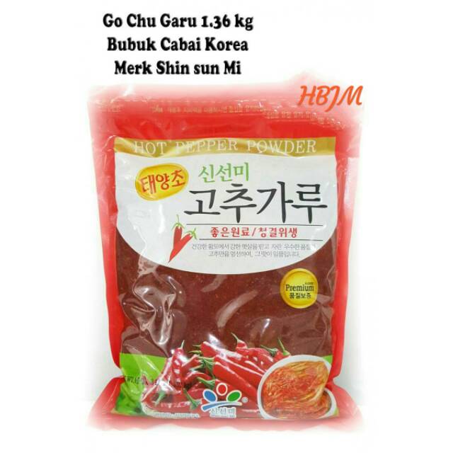 

Gochugaru 1,36 kg - Bubuk Cabe Korea - Merk Shin Shun Mi