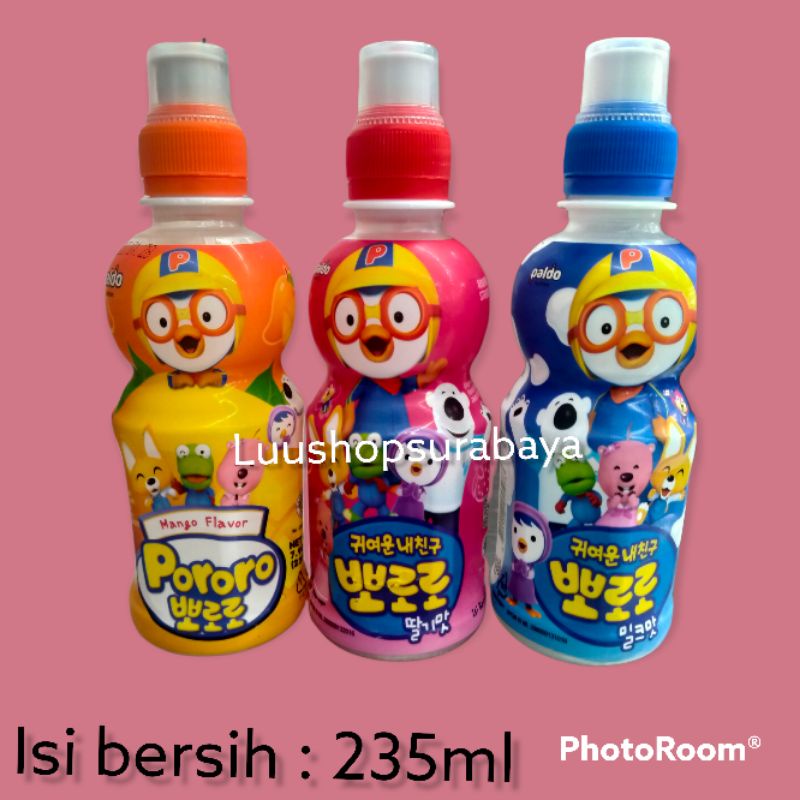 

Pororo Minuman Botol 235ml Minuman Rasa buah untuk anak-anak