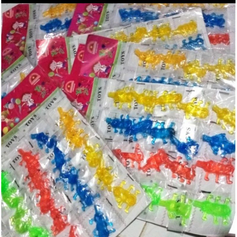 

Isi 20 PCS STICKY TIUP HEWAN WARNA GROSIR/MAINAN TIUP