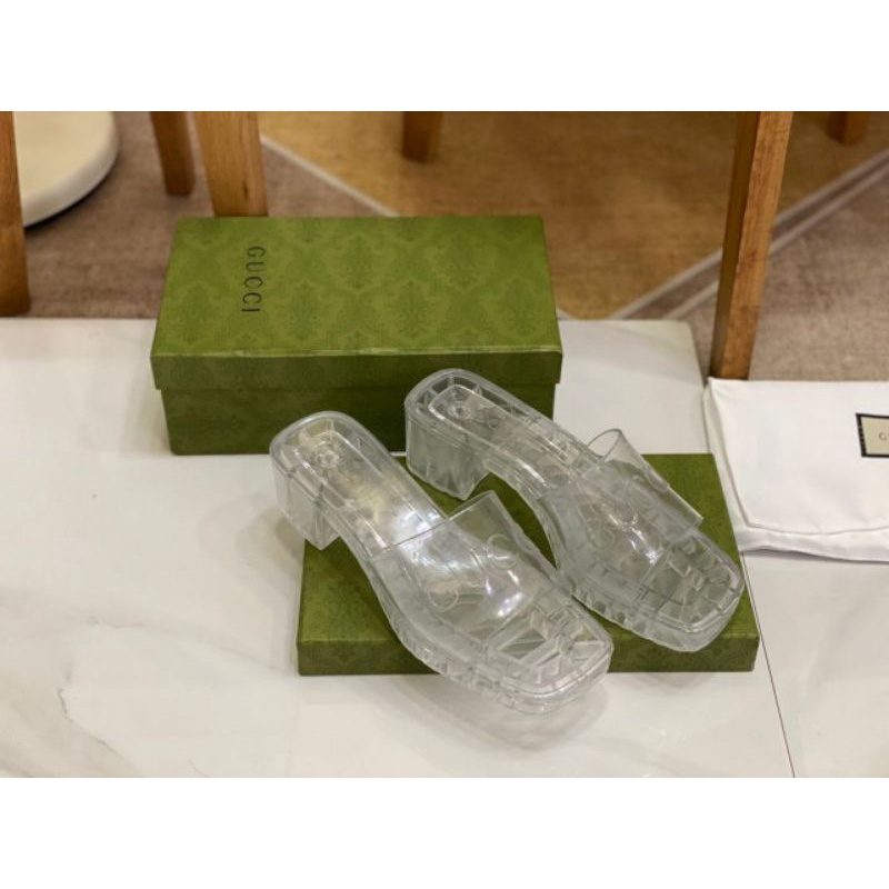 Sandal Slide Gucci Logo Transparancy 624730, SUPERMIRROR