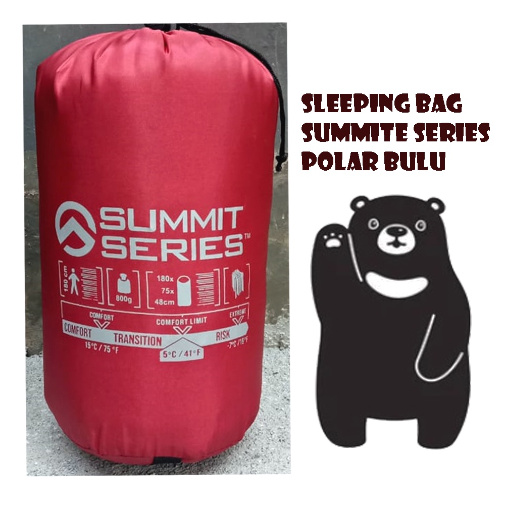 sleeping bag polar bulu tebal dan lembut