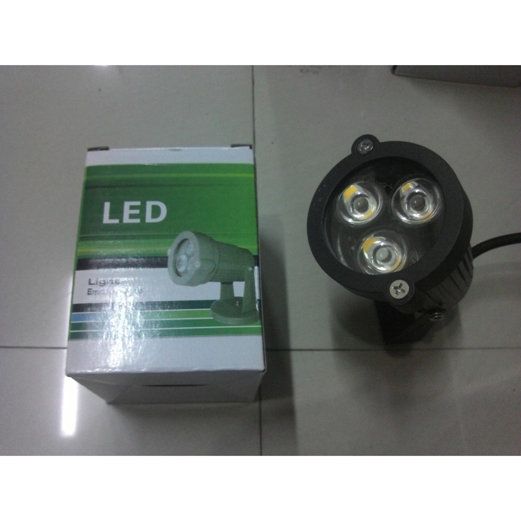 Lampu Taman Sorot 3w 3 watt Park Lamp SMD Tancap dan Piring Warm White