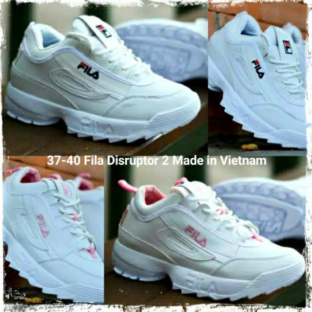 37-40 Fila Disruptor 2 Made in Vietnam SEPATU KET SPORT OLAHRAGA SNEAKER WANITA GALERI INTAN BANDUNG
