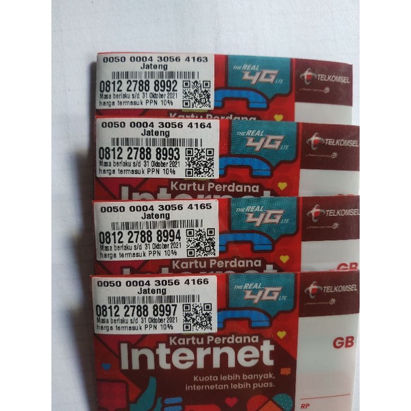 Nomor cantik simpati triple 8