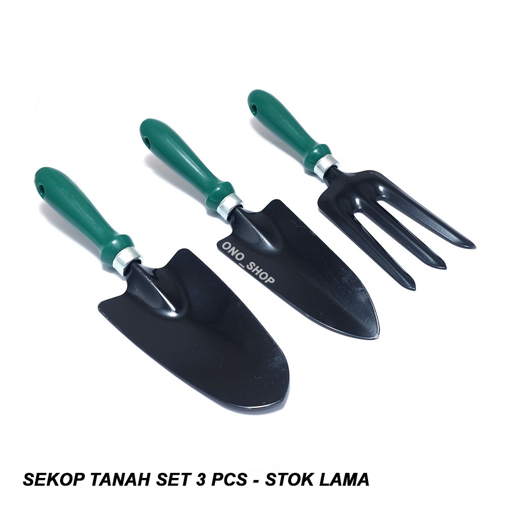 Sekop Tanah Set 3 Pcs - Stok Lama