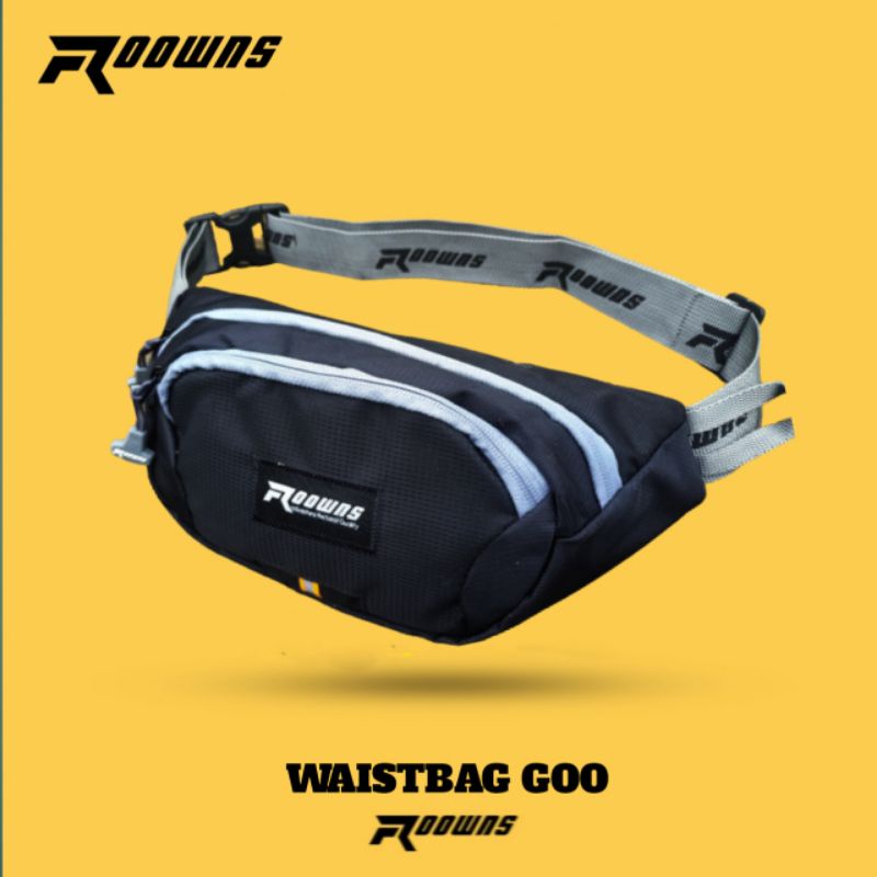 Tas Selempang Waistbag Tas Pinggang Bahu Pria Roowns Goo Ab