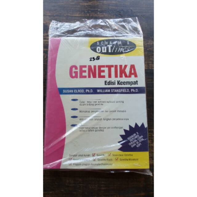 Schaum outlines genetika penerbit erlangga original