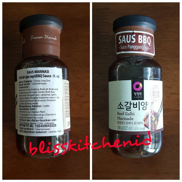 

Dijual Bumbu Daging Galbi / Kalbi Sauce Chung Jung One 280gr Terlaris