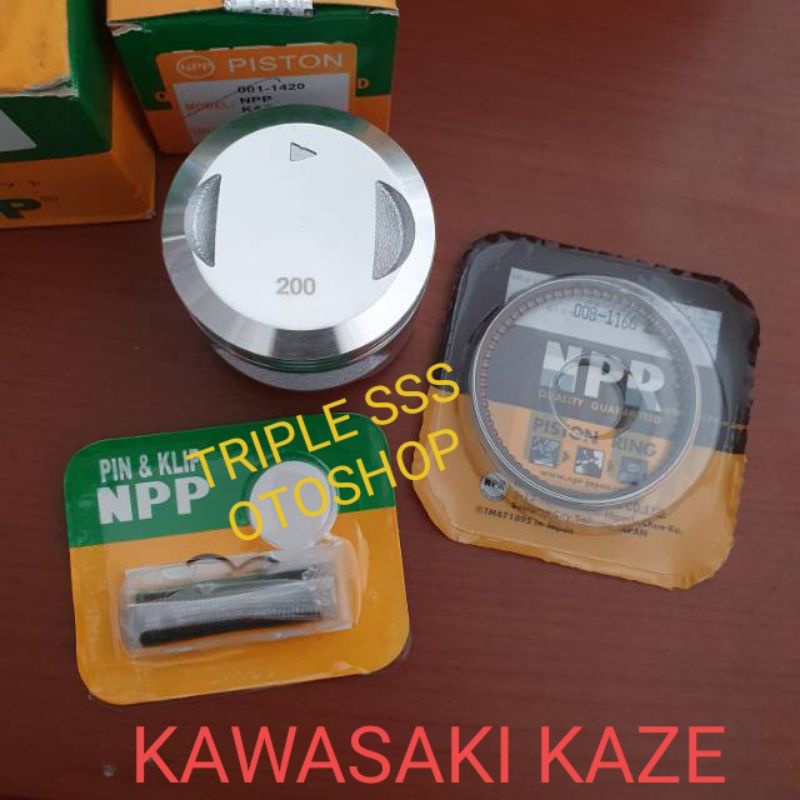 PISTON KIT NPP KAWASAKI KAZE / KAZE R Os. STD s/d 200