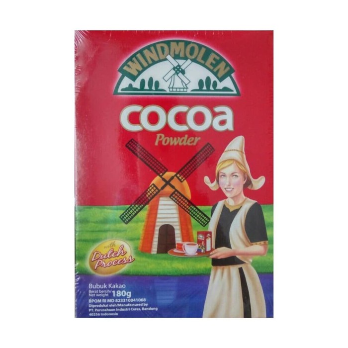 

ds20111w Wind Molen Cocoa Powder 180 Gr Xz20X1Z11