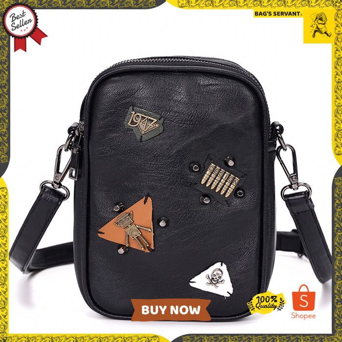 Tas Kulit Slingbag Tas Selempang Kulit Tas Pria Slempang Mini Slingbag Tas Selempang Pria Import W23