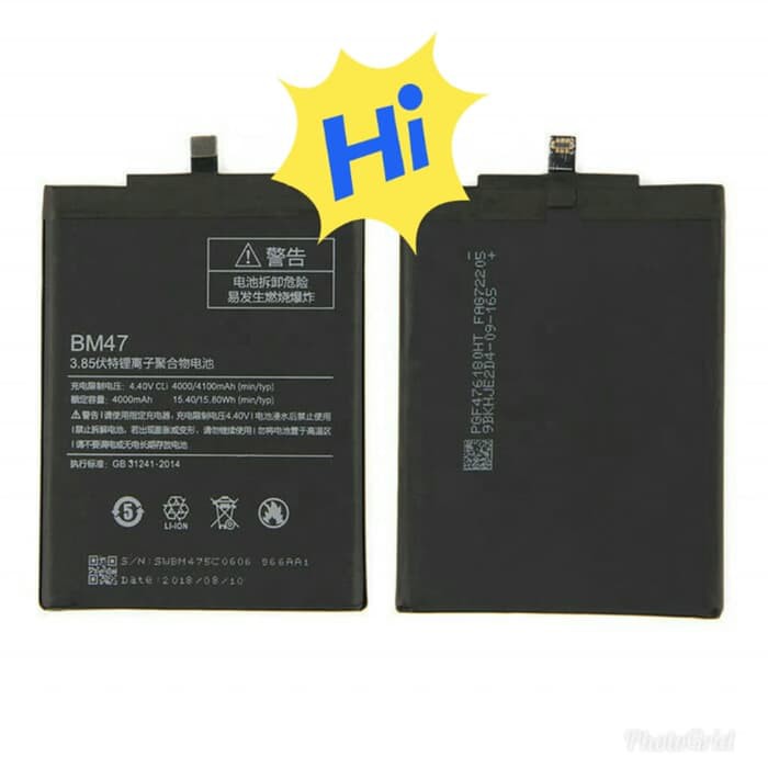 DISKON BM47 ORI BATERAI XIAOMI REDMI 3 / 3 PRO / BM47 / BM-47 BM 47 ORIGINAL