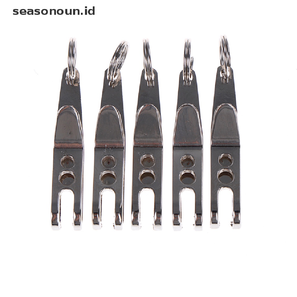 (seasonoun) 5pcs Gantungan Kunci edc mini Ukuran Saku
