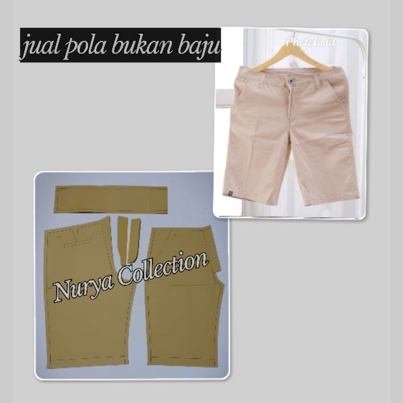 pola celana pendek