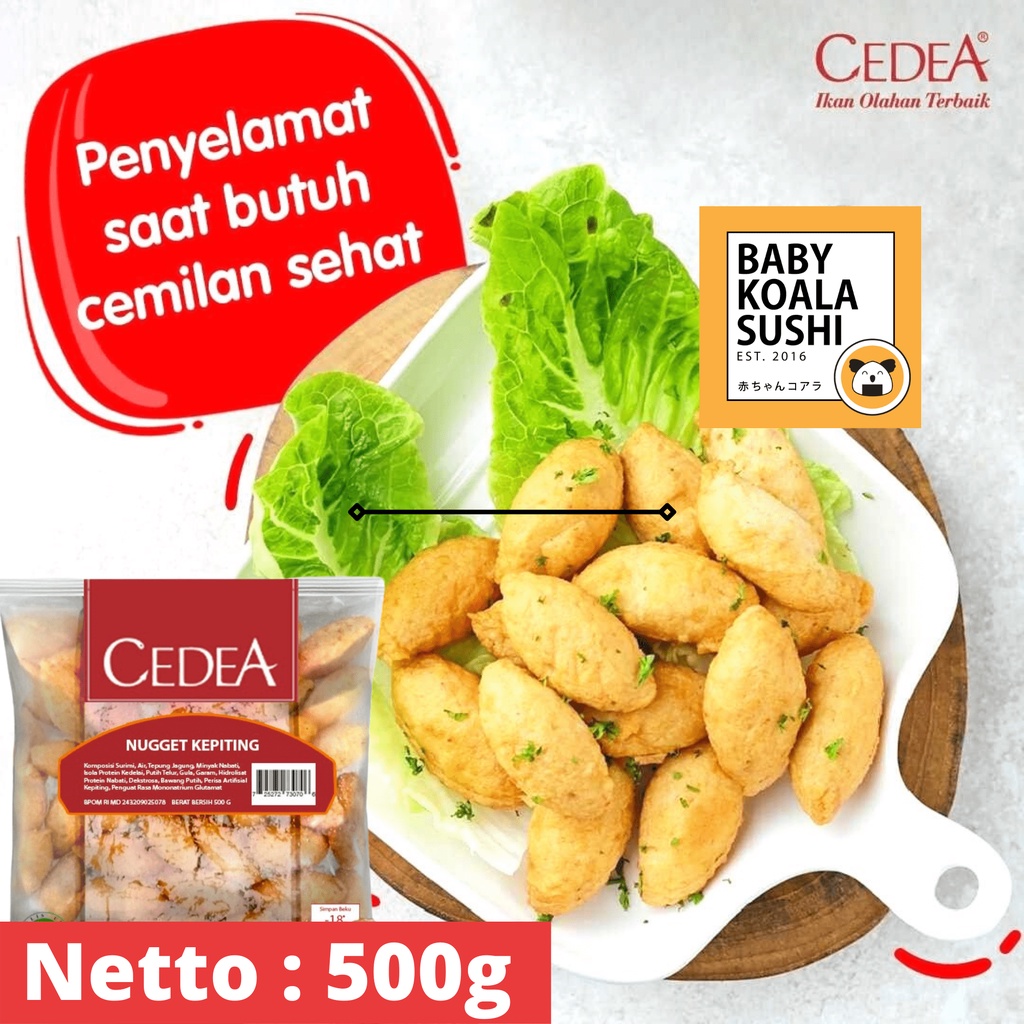 CEDEA Crab Nugget Kepiting 500 g Halal