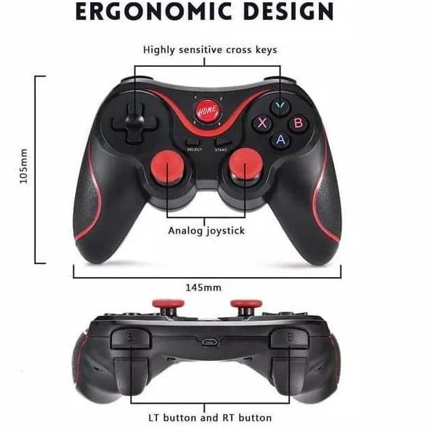 Gamepad | Game Pad Bluetooth X3 Plus Holder / Bluetooth X3 Game Controller Hp Android & Tv Box