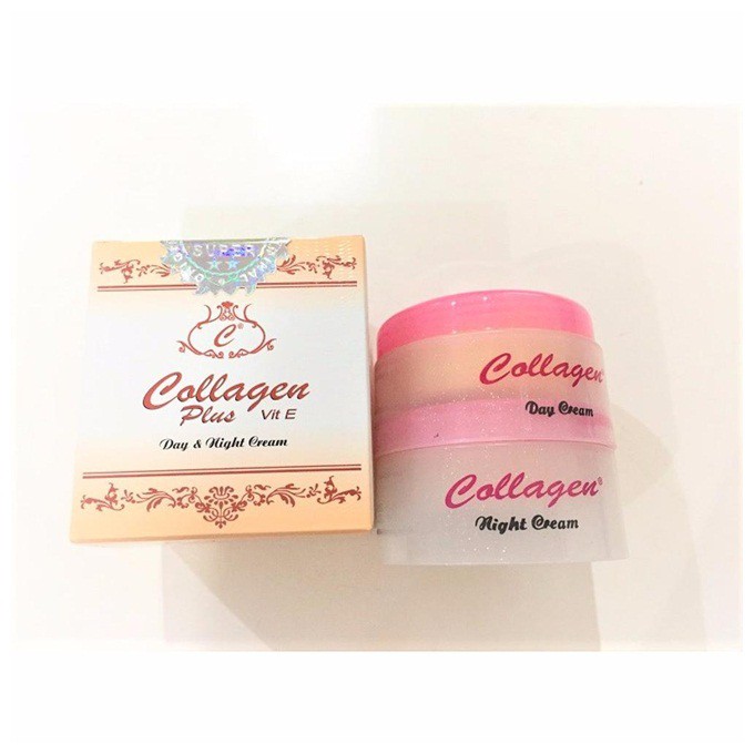 Paket Cream Collagen Plus Vit E Ori Krim Siang Malam Sabun Collagen Indonesia