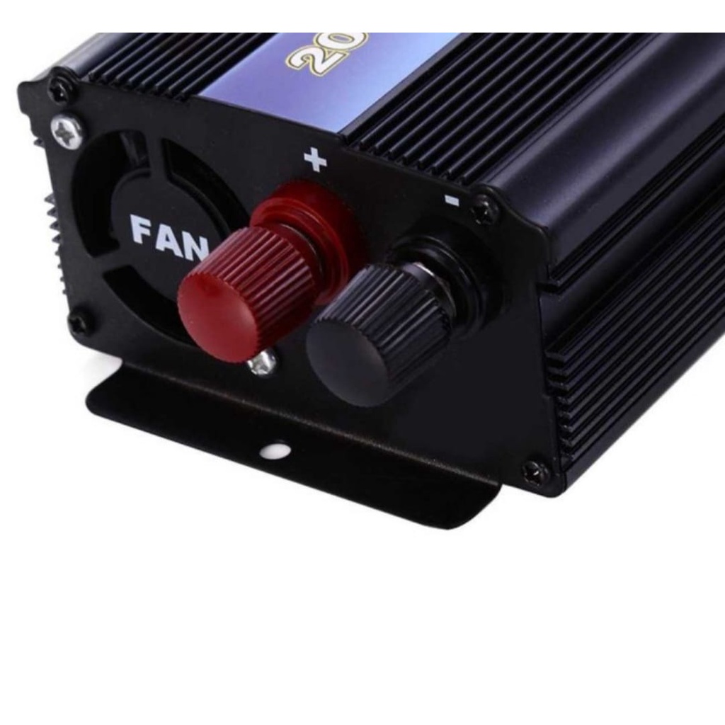 G593 ORIGINAL POWER INVERTER 2000 WATT 12 VOLT DC TO AC USB 5V AKI MOBIL DAN MOTOR ACCU KENDARAAN PERAHU PRAKTIS DAN MUDAH DIPASANG PRODUK BERKHUALITAS HARGA TERJANGKAU ADA USB POWER DAN KIPASNYA AMAN MEMAKAI ALAT INI MEMPERMUDAH KEGIATAN ANDA