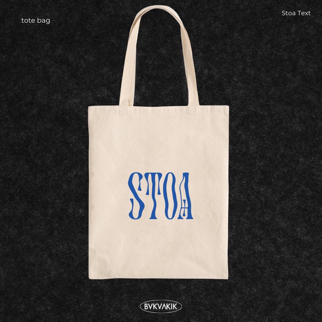 Tote Bag Stoa Text