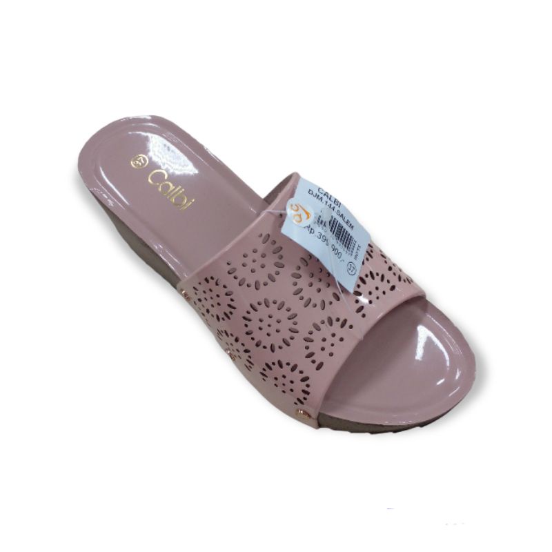 Calbi  | Sandal wanita | sendal wedges premium|  DJ 144