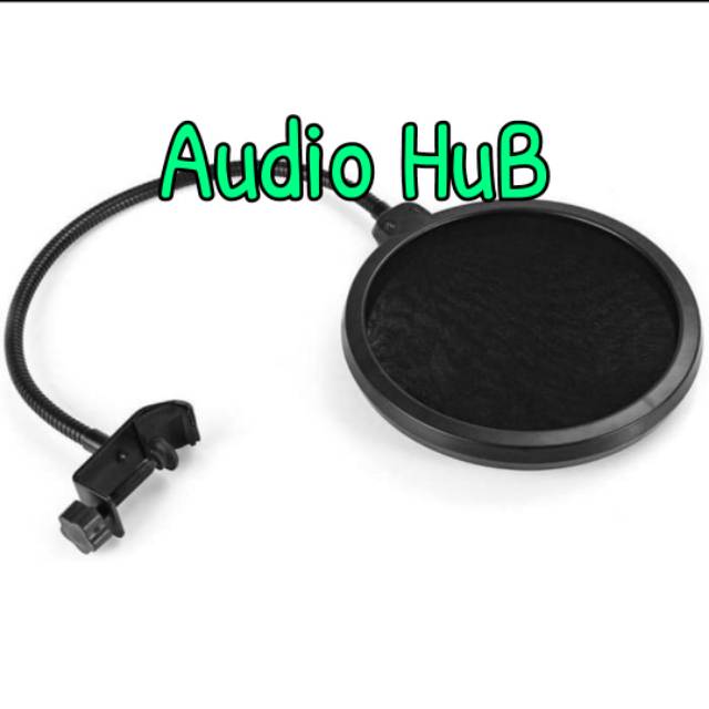 POP FILTER STUDIO RECORDING PENYARING SUARA MIC MICROPHONE BERKUALITAS