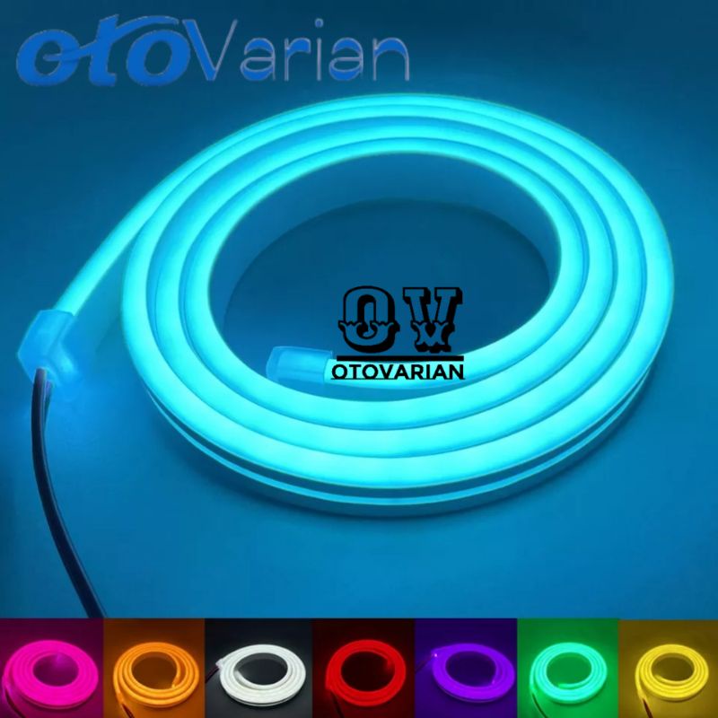 Lampu Alis Neon 5 Meter LED 12 volt 24 volt dekorasi motor mobil dll