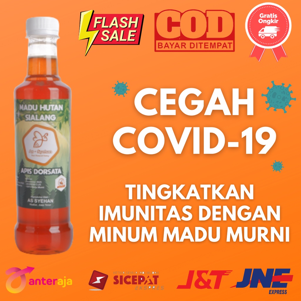 

Madu Hutan Sialang Murni 100% Lebah Apis Dorsata