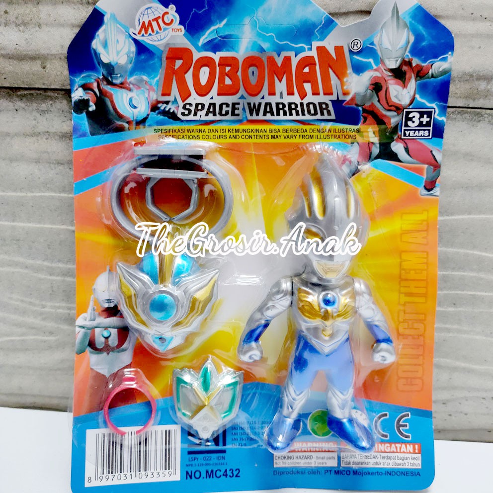 ROBOMAN SPACE WARRIOR BRACELET GELANG CINCIN MINI FIGURE ULTRAMAN