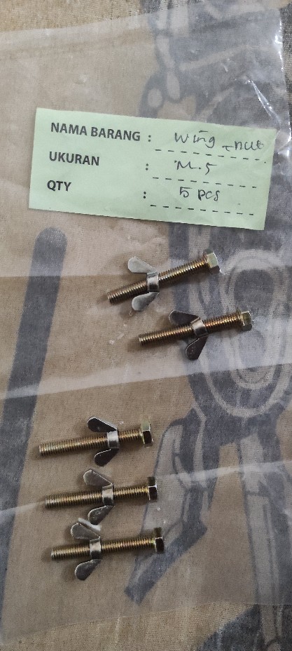 Mur Kuping M5 / Wing Nut M5