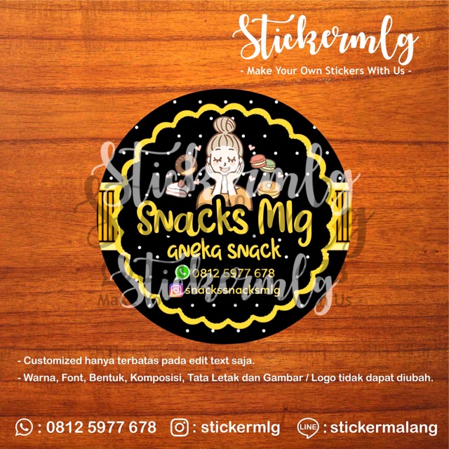 

Sticker Label Produk 0267