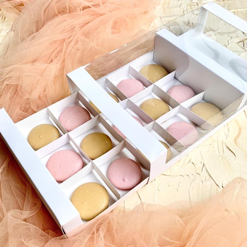 (MIN 5Pcs) Box Kue Sekat 15 / Dus Kue Mika Brownies Pie Soes Sekat