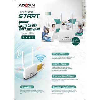 Advan Orbit Start Router Modem Wifi 4G Unlock All Operator Telkomsel